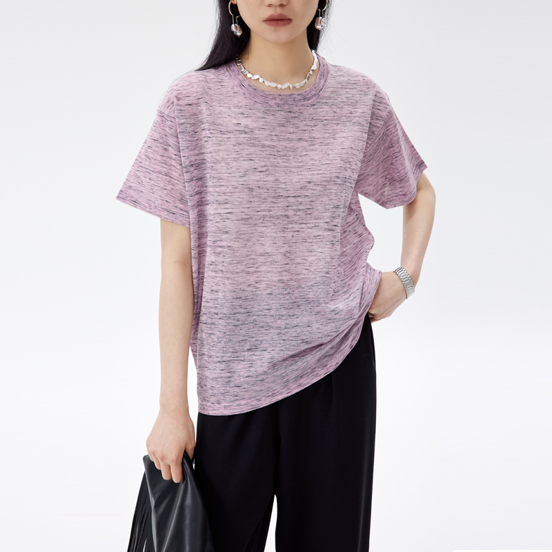 BLANKLABEL段染强捻棉圆领T恤
