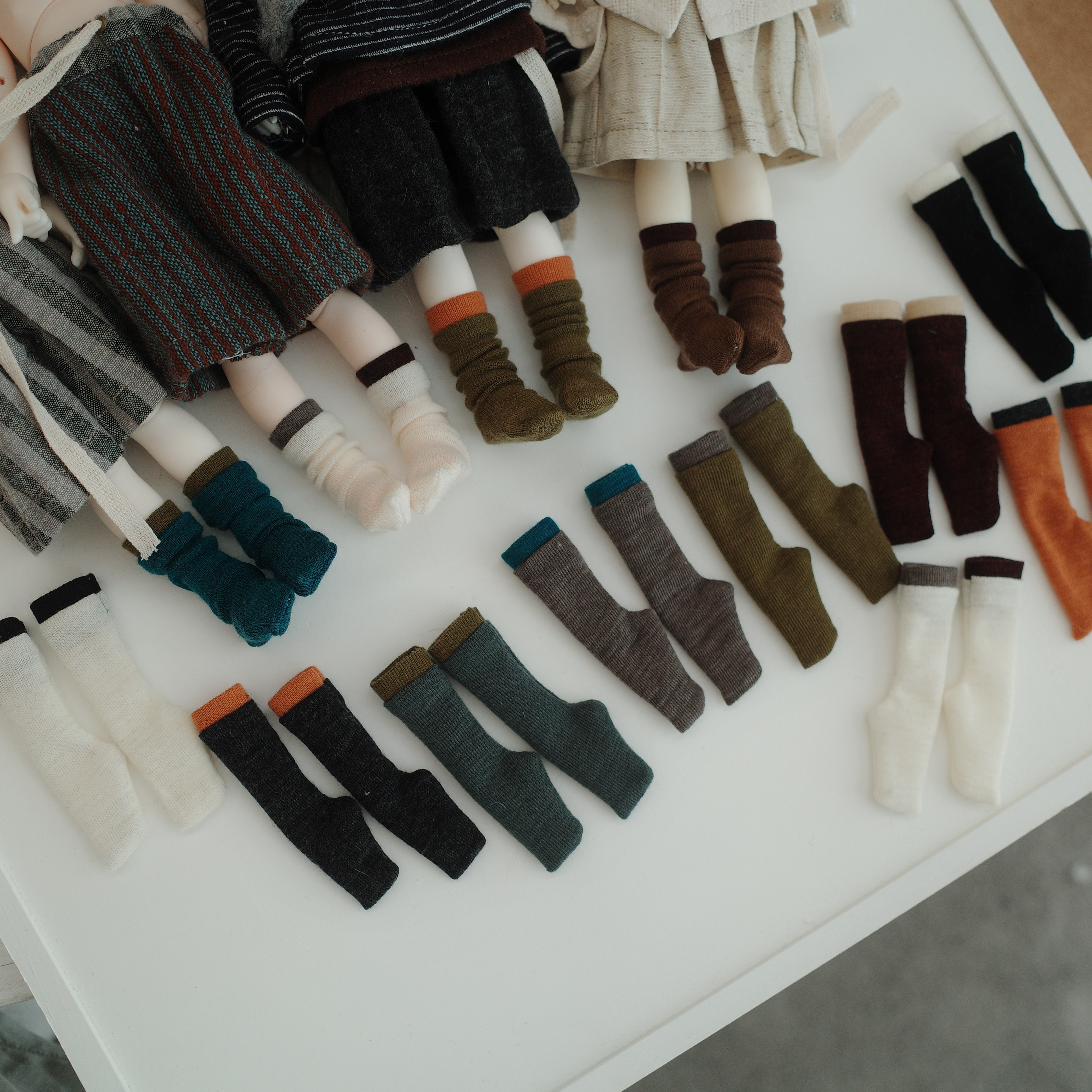 thumbnail for Wool socks, multi-color color blocking, color contrast, 3 pairs of starting shooting, blind box packing, you can make wishes, and try to have as many as possible