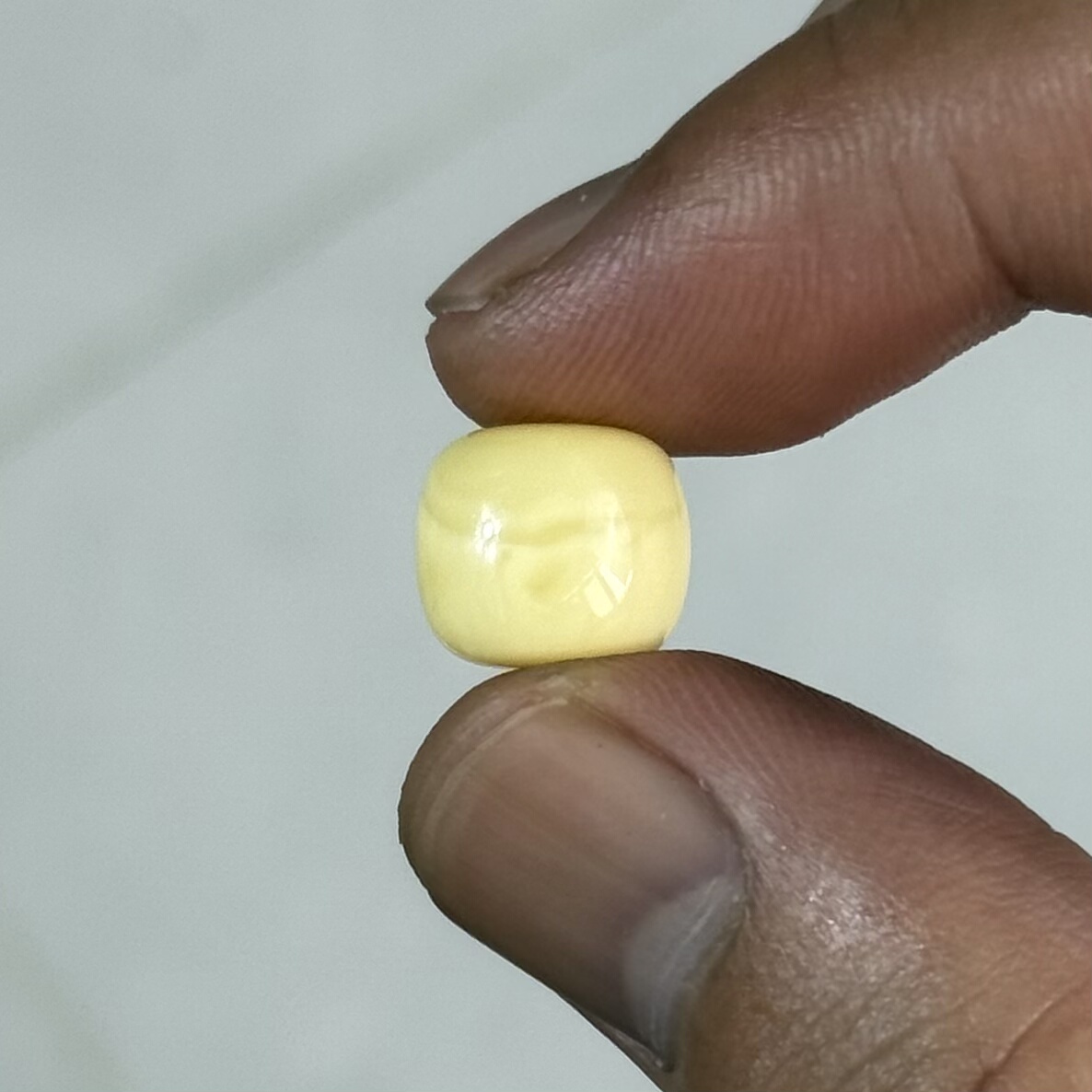 瓷白花阿尔卑斯浓腊波罗的海蜜蜡老型单珠11.2*9.8高庄全品无暇