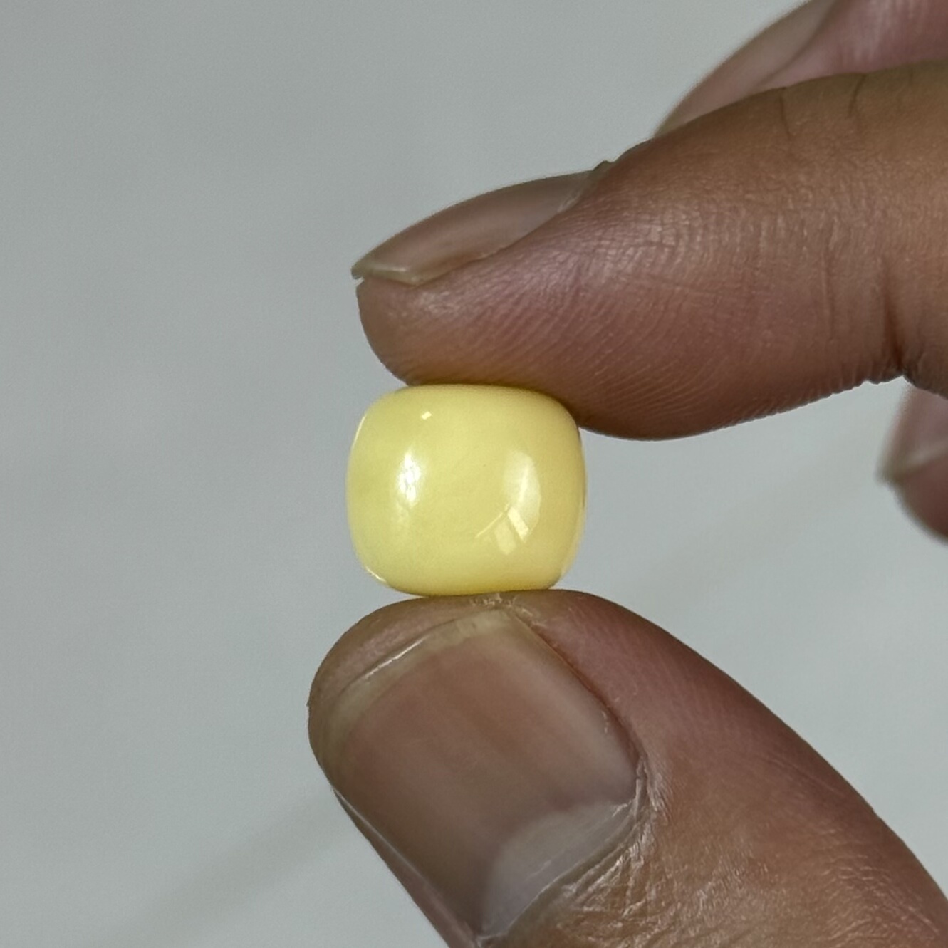 浓白花阿尔卑斯浓腊波罗的海蜜蜡老型单珠11.2*9.8高庄带皮色