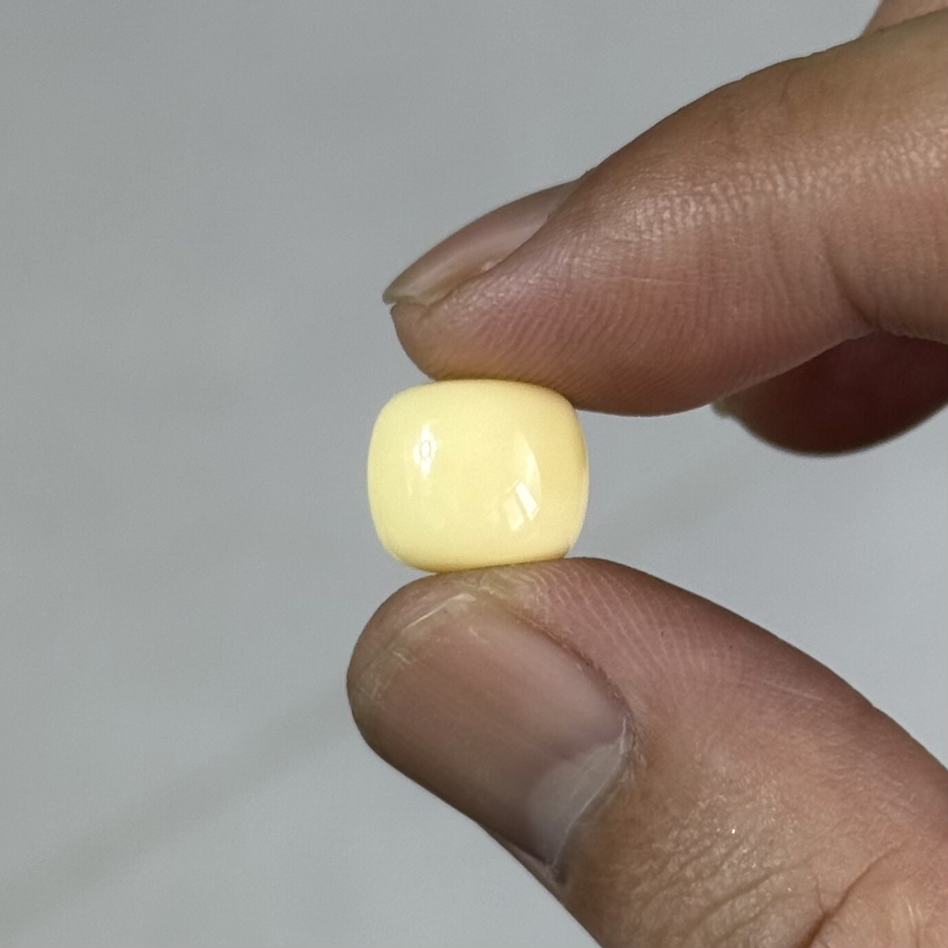 瓷白花阿尔卑斯浓腊波罗的海蜜蜡老型单珠11.2*9.8高庄全品无暇