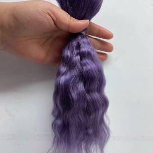 马海毛发排制作bjd娃娃棉花娃娃假发料3分马海毛发OB娃娃BJD娃娃