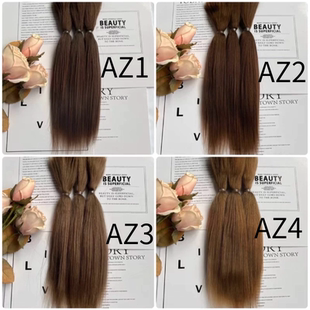 直毛BJD马海毛马海毛假发全头套式自然仿真发全真发增发量假发套