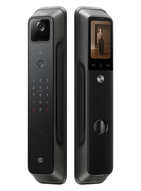 小米智能门锁4Pro 掌静脉AI人脸大屏猫眼指纹锁密码锁家用智能锁
