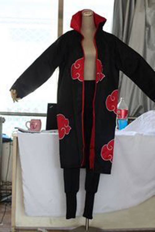 火影忍者COS服 曉組織長袍披風衣服 宇智波鼬 佩恩 蝎迪達拉全套