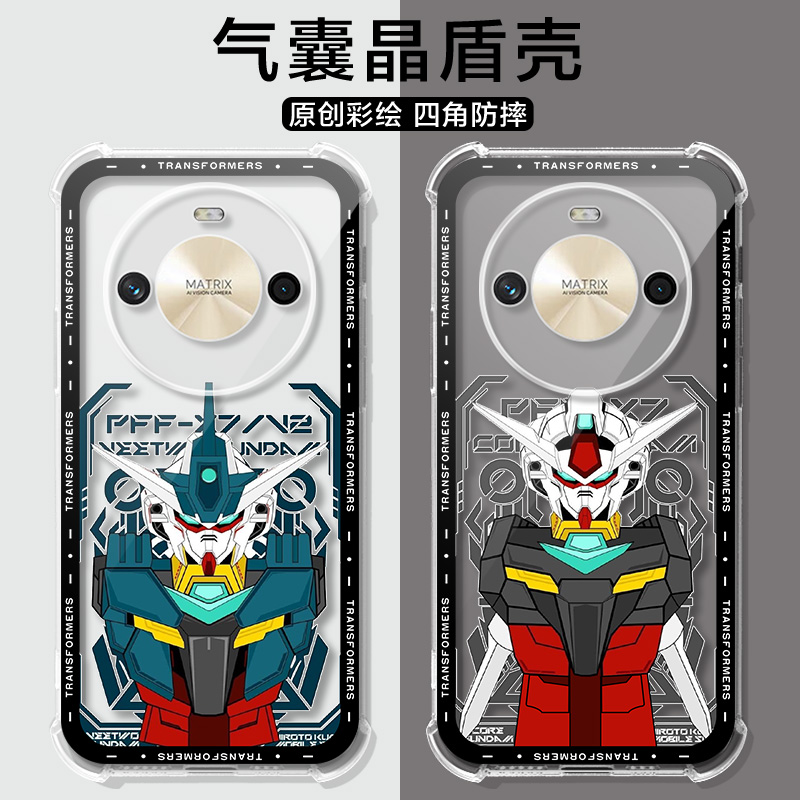 适用Honor荣耀X9C手机壳BRP-AN00高达华为荣耀X9c Smart保护套x9b/x8b/x6b网红magic7rs保时捷软壳男女气囊