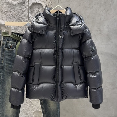 高蓬松95鹅绒连帽羽绒服