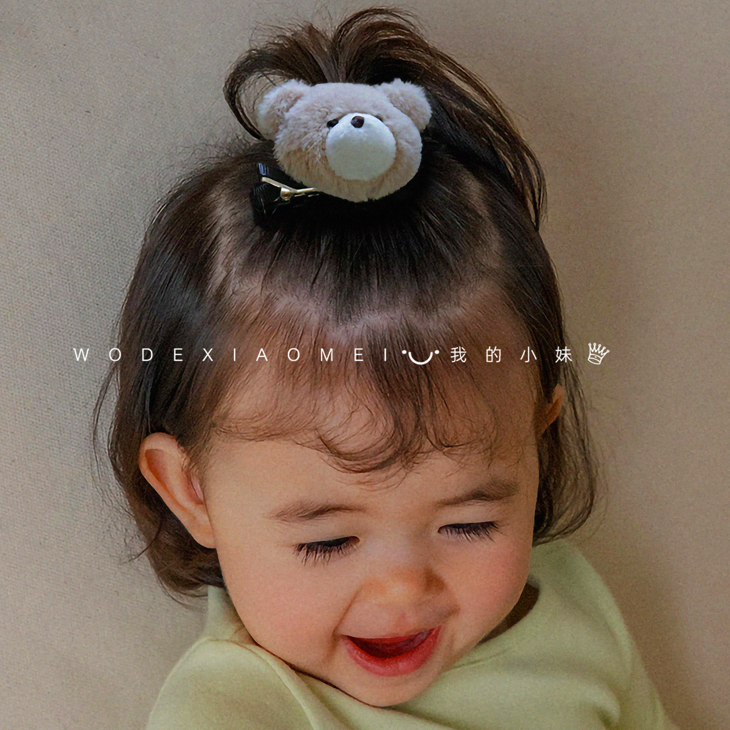 炒鸡萌萌哒卡通毛绒小熊可爱头饰