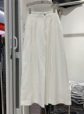 JY嘉依8058韩版棉麻百搭阔腿裤休闲裤女夏季高腰显瘦纯色气质长裤