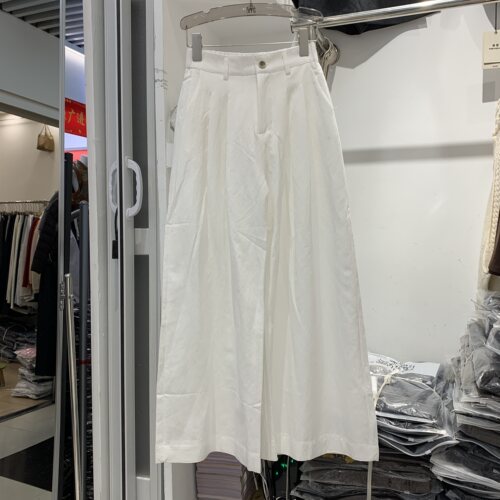 JY嘉依8058韩版棉麻百搭阔腿裤休闲裤女夏季高腰显瘦纯色气质长裤