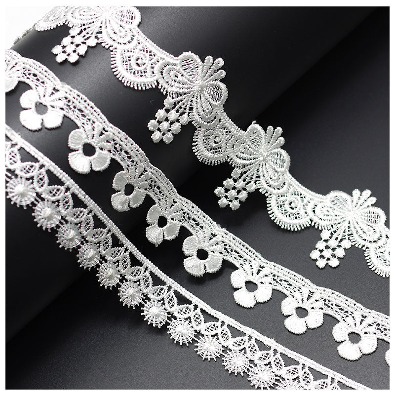 沙发窗帘被套包边椅套坐垫装饰辅料布料拼接蕾丝绣花白色水溶花边,居家布艺,花边,淘宝优惠券,粉丝福利购,淘宝优惠卷