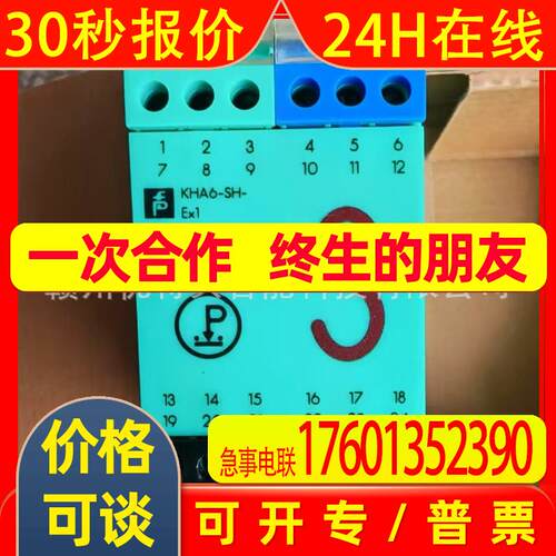 全新 倍加福 安全栅  KHA6-SH-EX1  实拍 议价销售