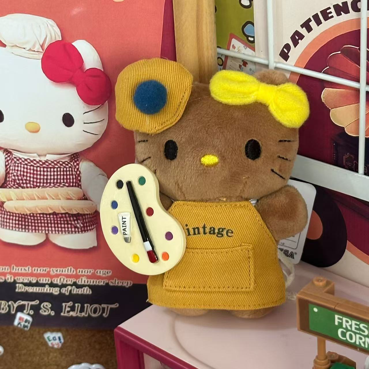 日本画板kitty包包挂件送