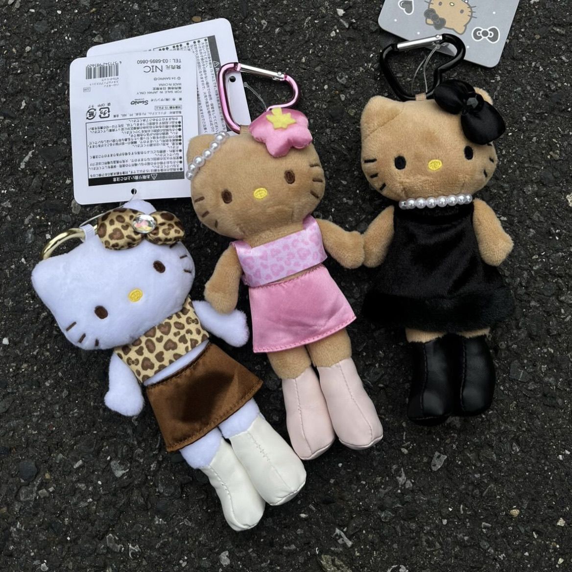 日本辣妹新款豹纹黑皮hel