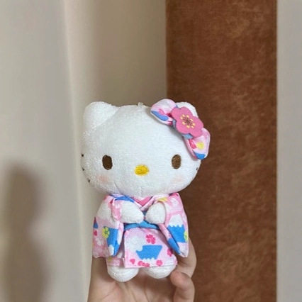 日本hellokitty富士山樱花凯蒂猫哈喽kt猫公仔玩偶毛绒包挂件