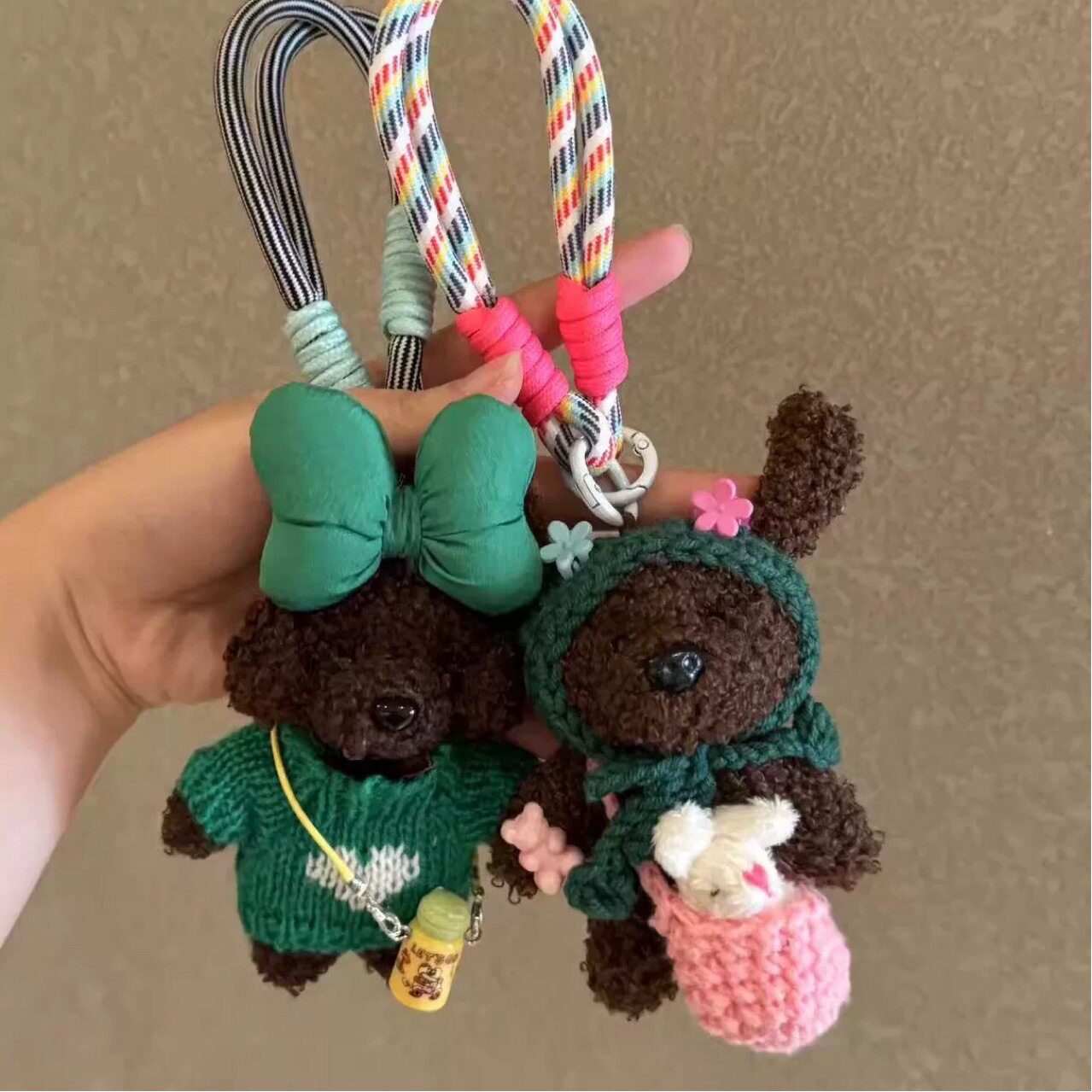 秋冬手作可爱丑萌黑皮长