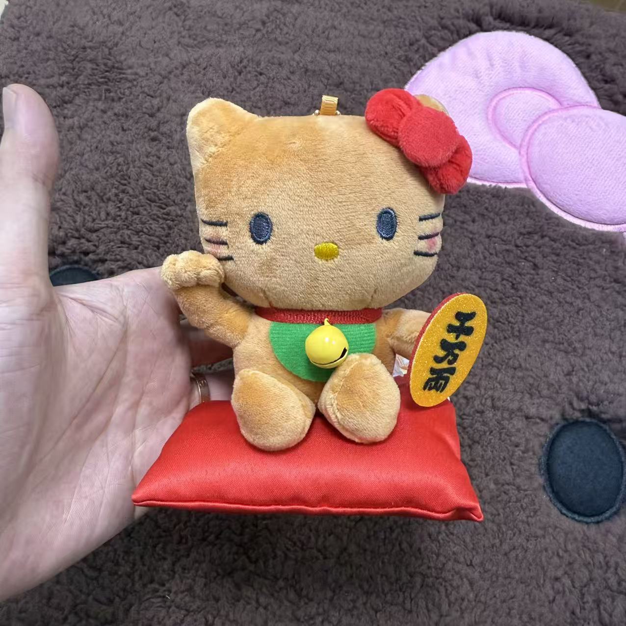日本红包雨招财猫kitty毛