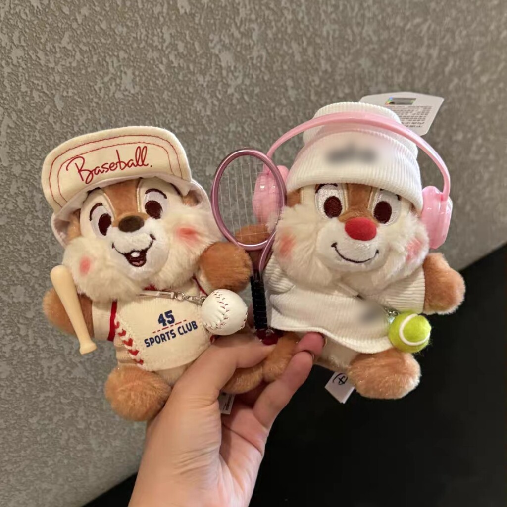 日本正版奇奇蒂蒂打网球