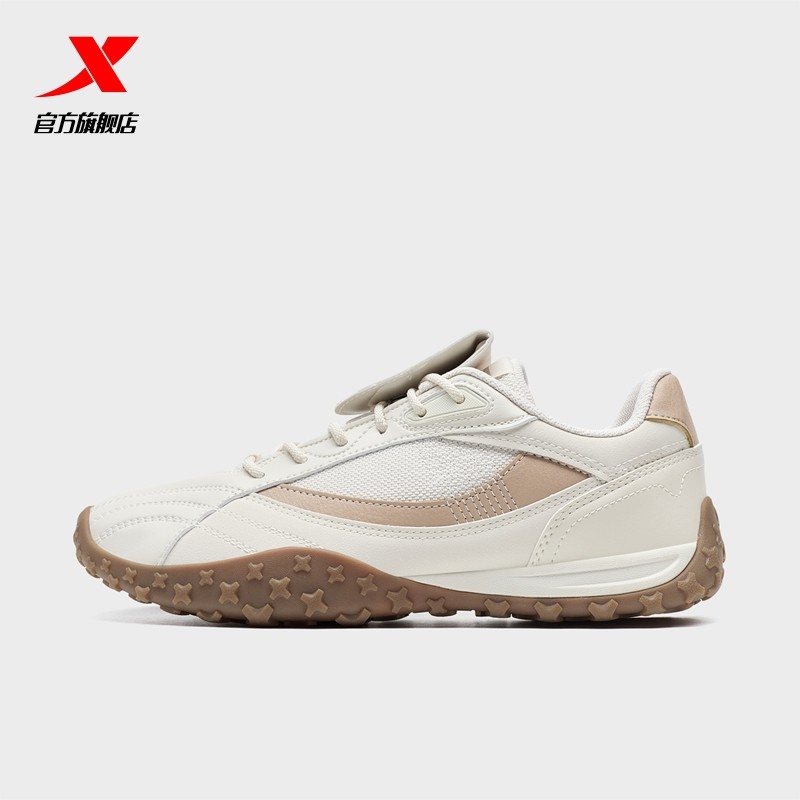 特步女鞋雪饼鞋V2休闲鞋2026新款轻便百搭运动鞋薄底芭蕾鞋德训鞋,运动鞋new,运动休闲鞋,淘宝优惠券,粉丝福利购,淘宝优惠卷