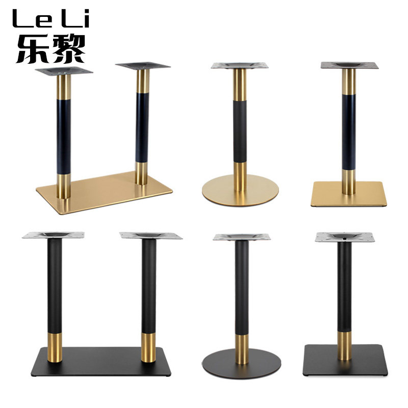西餐厅简约餐桌不锈钢镀金桌腿北欧轻奢餐台脚黄钛金电镀桌脚支架,商业/办公家具,台脚台架/家具支架,淘宝优惠券,粉丝福利购,淘宝优惠卷
