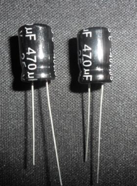 直插铝电解电容 25V 1000UF 10MM*16MM 300个/包 单价：包