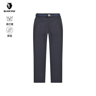 男商务裤 软壳保暖休闲裤 WYM307 布来亚克2025冬新款 BLACKYAK