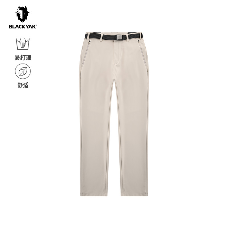BLACKYAK/布来亚克2025秋新款保暖弹力男商务裤休闲裤FYM301