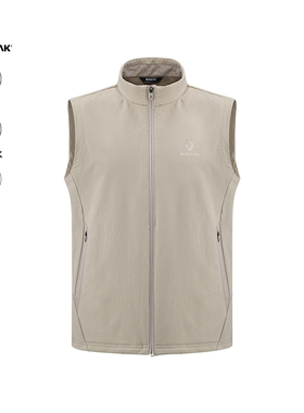 BLACKYAK/布来亚克2025秋新款男拉毛软壳保暖马甲无袖外套FYM503