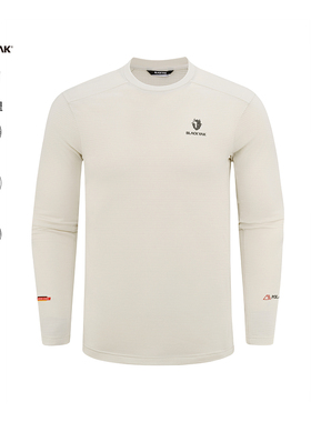 BLACKYAK/布来亚克2025春新款男士户外休闲长袖圆领T恤SYM033
