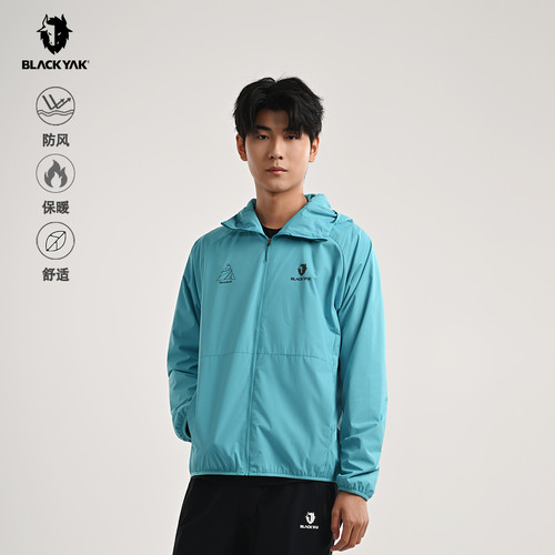 BLACKYAK/布来亚克 春秋季男士跑步运动连帽外套户外夹克FYM615
