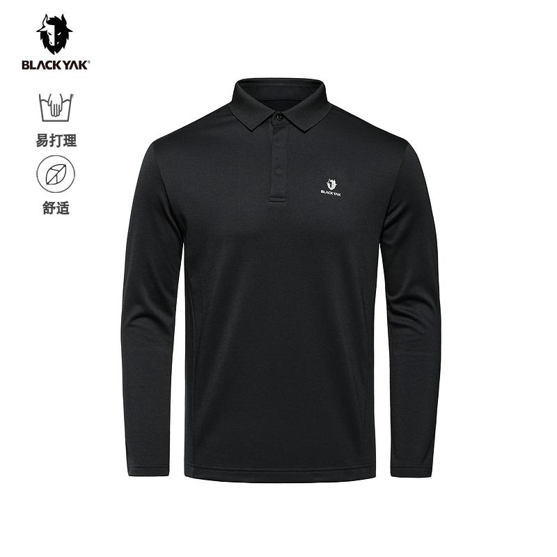 BLACKYAK/布来亚克 秋冬新款男士户外休闲长袖POLOT恤FVM633