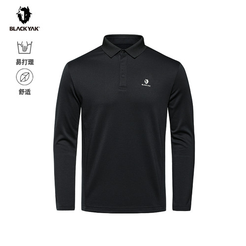 BLACKYAK/布来亚克 秋冬新款男士户外休闲长袖POLOT恤FVM633