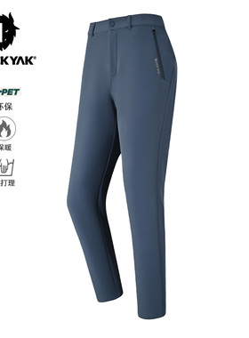 BLACKYAK/布来亚克 男士户外运动软壳保暖抓绒长裤WNM627