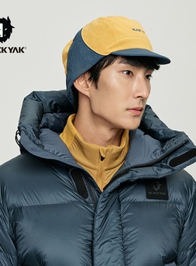 BLACKYAK/布来亚克  男士户外保暖短檐护耳鸭舌帽WLM963