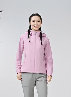 BLACKYAK/布来亚克 新款户外带帽外套女款防水夹克SVW006