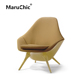 YC008 MaruChic设计师家具 chan 玻璃钢布艺展览会客厅休闲创意椅