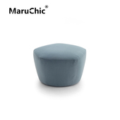 Penta MaruChic意式 极简轻奢风客厅样板间 娱乐休息区单人沙发凳