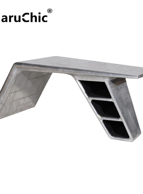 MaruChicloft工业风设计 aviator valkyrie desk太空铝皮电脑桌