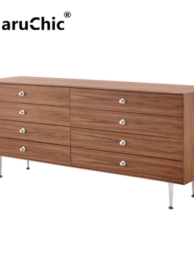 MaruChic创意设计师家具nelson thin edge cabinet现代简约餐边柜