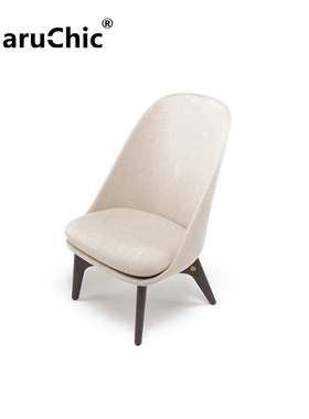 MaruChic设计师家具 solo dining chair进口布艺高档商场休闲椅