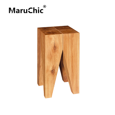 矮凳MaruChic橡木设计师