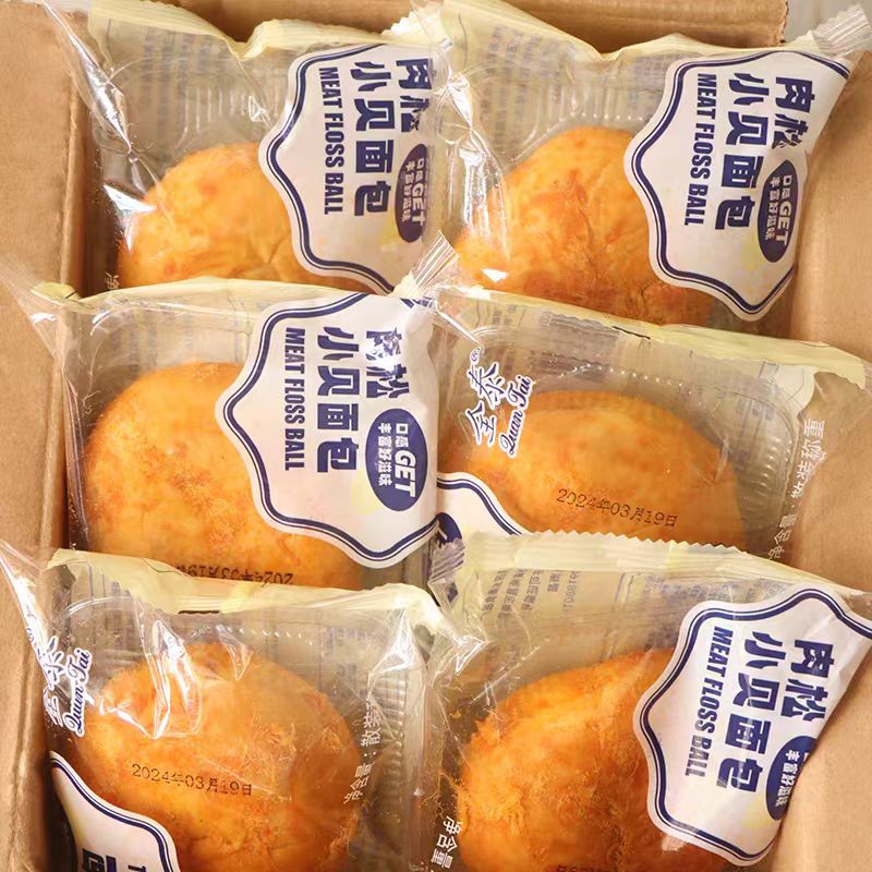 全泰肉松小贝面包系列原味厚切鲜传统西式糕点