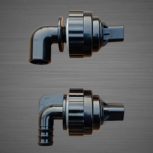 鱼缸配件大全万向鸭嘴侧滤背滤出水口海缸上水口配件旋转喷头包邮