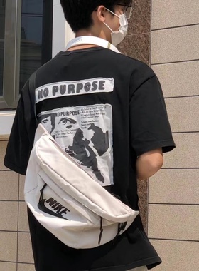 Nike/耐克 TECH腰包男女胸包王一博同款大斜挎包单肩包背包BA5751