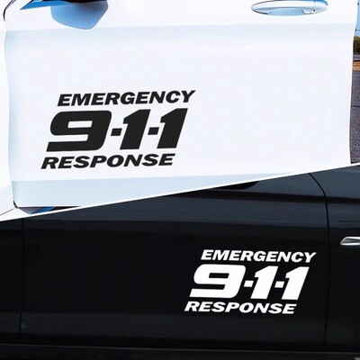 汽车贴纸911数字赛车贴画车身车尾玻璃装饰划痕贴纸个性比赛速贴