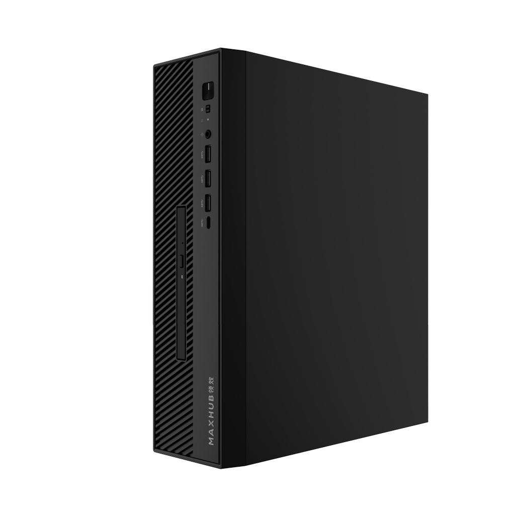 MAXHUB国产台式机DD21飞腾/腾锐D2000+16G+512SSD+2G独显+麒麟系统或UOS统信系统主机24寸显示器键鼠三年保修