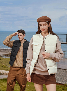 定制印logo秋冬企业工作服加厚团体服活动广告工装背心羽绒棉马甲