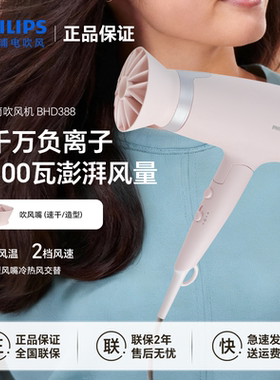 吹风机大功率负离子恒温护发速干
