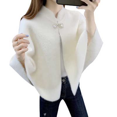 旗袍披肩漫榕水貂绒国风