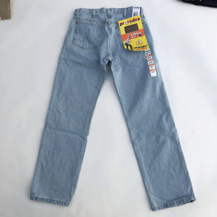 15.75oz美国正品wrangler威格高腰直筒牛仔裤男士纯棉 13mwz-gh